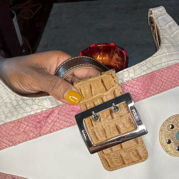 Tous Multicolor Shoulder Bag with Buckle - Picture 3 of 5